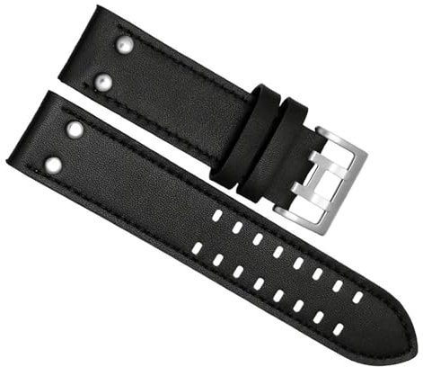 RWCCCRW Echtes Leder-Uhrenarmband für Hamilton Aviation H77755533 H77616533 Herrenuhrenarmband-Armband