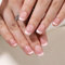 Square Short False Nails - 24Pcs French False Nail - False Nails with Glue - White French Tip Press on Nails - Full Cover Glue on Nails for Women Nails Manicure Decoration - DIY Nail Art at Home