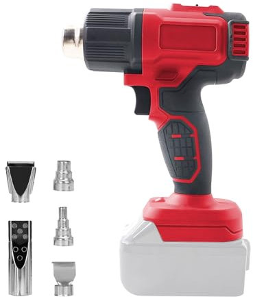 Milwaukee - Pistola termica senza fili per batteria agli ioni di litio da 18 V con 5 ugelli accessori, 400 W, 500 °C, per artigianato, tubi termorestringenti, resina e decorazione (senza batteria)