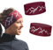 Bergwelten Outdoor Stirnband: Atmungsaktiv & rutschfest | Ideal für Sport, Outdoor & Abenteuer (Burgund)