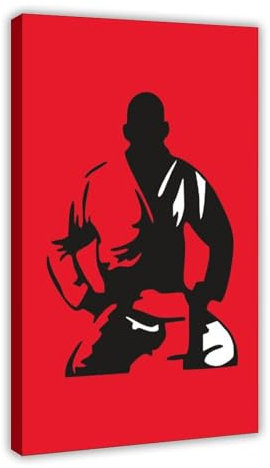 Martial Arts Ju Jitsu Poster auf Leinwand, Schlafzimmer, Dekoration, Landschaft, Büro, Raumdekoration, Geschenkrahmen: 30 x 45 cm