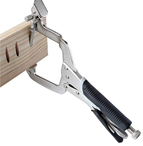 Woodwork Right Angle Clamp for Pocket Hole Joinery 90 Degree Corner Clamp with Dual Purpose Design