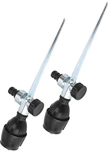 Akozon 360 Grad Automatisch Rotierender Sprinkler mit Wassersparender Technologie für Garten und Rasen – Sprinklersystem-Set aus Edelstahl