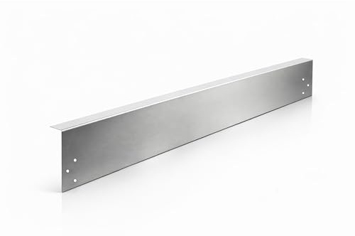 EVO Laser Rasenkante Edelstahl AISI 316, 1m x 25 cm, 1 Stück | Metall Beeteinfassung für den Garten, 2 mm Stark, Beetbegrenzung, Rostfreie Beetumrandung mit Verbindungssystem