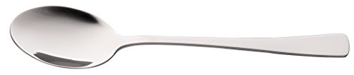 Utopia F10108 Dessert Spoon, Contemporary Cutlery, 18/10 Elegance (Pack of 12)