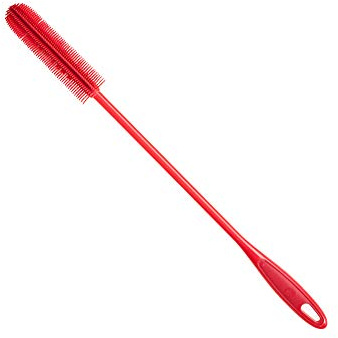 Flaschenbürste - Schmal (rot)