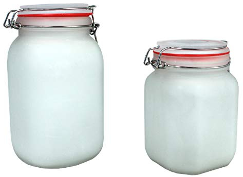 colourliving LED Solarglas Deko Solarleuchte Einmachgläser 2er Set Tischleuchte Solarlicht