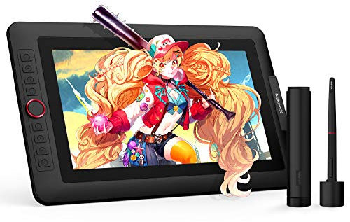 XP-PEN Artist 13,3 Pro Grafiktablett mit Eingabestift 8192 Ebenen – Zeichentablett mit Display von 13,3 Zoll + 8 Tastenkombinationen – kompatibel mit Windows Mac
