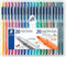 STAEDTLER triplus Fineliner und Fasermaler Set, Mix & Match Eigenschaft, ergonomische Dreikantform, DRY SAFE, in praktischer STAEDTLER Box mit 20 Fineliner und 20 Fasermaler, 34 SB40, 40er Set