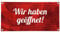 Vispronet PVC-Banner Wir haben geöffnet ✓ Made in Germany ✓ 75x150 cm ✓ mit Metallösen & Befestigungsmaterial