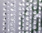 Top Plaza 5 Strings Pack Kristall Acryl Perlen Vorhang für Tür Raumteiler Party Hochzeit Kinderzimmer Dekoration