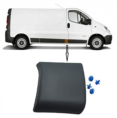 Poteau de Porte Panneau de Moulure Bande Latérale Droit Compatible pour Trafic II, Vivaro A, Primastar 2001-2013 OE: 93852554, 8200036101, 91165349, 4408636