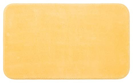 Gözze - Premium Rutschfester Badteppich, RIO, 100% Microfaser, 50 x 70 cm - Sonne