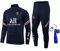 Uniforme de football à manches longues de Paris - Tenue de compétition de printemps et d'automne - Unisexe - Pour homme - Survêtement de football pour homme (S, couleur 4), Couleur 4, S