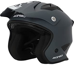 Acerbis Trial-Helm Jet Aria 22-06 Grau Gr. S