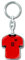 Nation Albanien Trikot Schlüsselanhänger Fussball - Metall-Keyholder mit 3D Effekt. World Cup Design Inkl. Schlüsselring