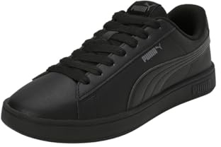 Puma Unisex Rickie Classic Sneaker, Black-Cool Dark Gray, 38 EU, Puma Black Cool Dark Gray, 38 EU