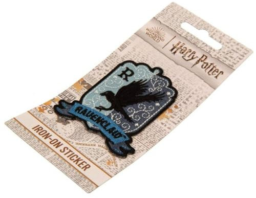 Harry Potter - Ravenclaw - Aufnäher zum Aufbügeln (Einheitsgröße) (Blau/Schwarz)