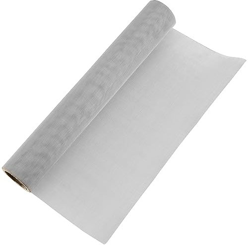YIXNSW Grille Métallique Maille 200 Mesh, Tissu de Treillis Métallique, 30 x 100 cm, Grille de Filtration d'écran en Feuilles Pour filtration, ventilation, fenêtre et jardin