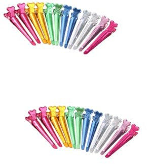 Beaupretty 100pezzi Fermagli Per Colorati Alluminio Da Clip Per Parrucchieri Design Antiscivolo e Multifunzionale Per Acconciature e Colorazione