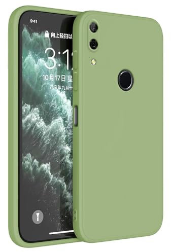 HAFFAN Funda de Silicona TPU Compatible con Huawei P Smart Z/Honor 9X (6.59), Carcasa Protectora para Teléfono Móvil - Verde Matcha
