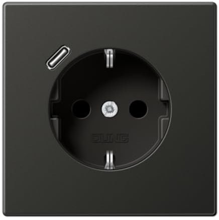 USB-C LS Steckdose anthrazit (Referenz: Jung AL1520-18CAN)