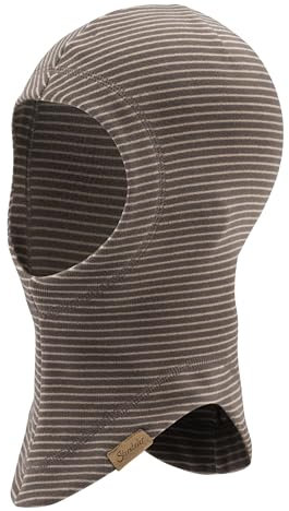 Sterntaler Schalmütze Unisex - Baby und Kinder Mütze aus warmen Microfleece - Winter Balaclava, Schlupfmütze - dunkelgrau, 53