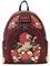 Loungefly Warner Brothers Harry Potter Gryffindor House Tattoo-Mini-Rucksack, Rot, Talla única