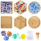 AiYoYo 3 Stück Mosaik Untersetzer DIY Bastelset Geschenke für Kinder und Erwachsene Kreatives Basteln kindergeburtstag für Mädchen Geburtstagsgeschenk 5 6 7 8 9 10 + Jahre