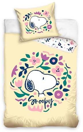 Carbotex Snoopy Bettwäsche 135 x 200 cm