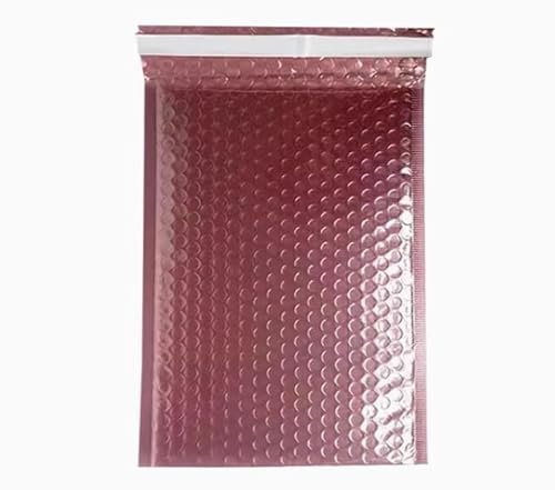 Statische Schirmluftkissentasche, Aluminium plattiert, elektronische Zubehörverpackungsbeutel, Anti Vibration, dicke Luftkissentasche, antistatisch, braun rot, 230 x 300 mm, 10 Stück