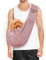 Classycoo Hundetrager für kleine Hund - Atmungsaktive Mesh Tasche für Haustier, Reise Katzen Tragetasche - Hundetragetasche mit Tasche, Integrierte Sicherheitsleine - für 8kg Haustier (Rosa)