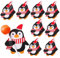 Kioriur Lutscher-Halter, Weihnachtskarten, Weihnachts-Papier-Süßigkeiten-Halter – 50 Stück Süßigkeiten-Halter-Karten, Zuckerhut-Verpackungskarte – Verpackungs-Austauschkarten