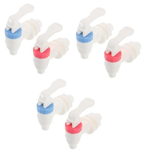 HOMSFOU 3 Sätze Wasserspender-wasserhahn-zubehör Becken Schlauch Tauchfähig Sieb Auslaufventil Kunststoff Wasserhahn Flaschenwasser-wasserhahn-versorgung Hahnaustausch Plastik 2 Stücke * 3