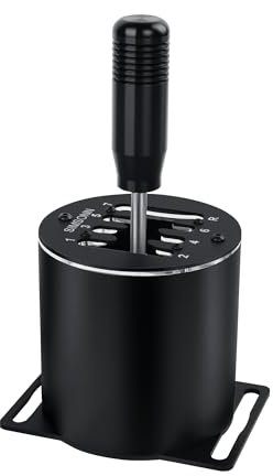 SIMSONN PC USB Simulator Shifter 7+R H Gangschaltung Kompatibel mit Logitech G920 G27 G29 G25 T300RS/GT Lenkrad, Design für ATS ETS Dust WRC Sim Racing Games (7+R)