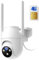 4G LTE Camara Vigilancia Exterior con Sim: 2K HD Camara Vigilancia Interior - 360° PTZ Videovigilancia sin Internet Visión Nocturna en Color Detector Movimiento IP66 - Cable