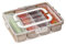 Divided Serving Tray With Lid Snack Container Separate Containers Portable Snackle For Fruits Candy Perfect Road Trips Picnic Sporting Events The Home Edit Products (White, 31cm×23.5cm×6.5cm)