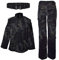 QMFIVE Taktisch Jacke Taktisch Uniform Softairjacke Taktische Männer BDU Kampf Jacke Shirt & Hosen Anzug Camo für Kriegsspiel Armee Militär Paintball Airsoft Jagd Schießen (MCBK, XL)