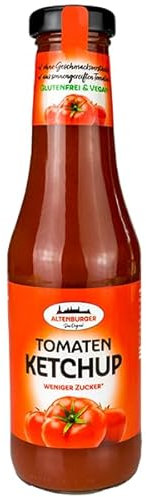 Altenburger Original Tomaten Ketchup I 450ml Flasche Tomatenketchup I Basis für Tomatensoße I Dip oder als Pomes Soße