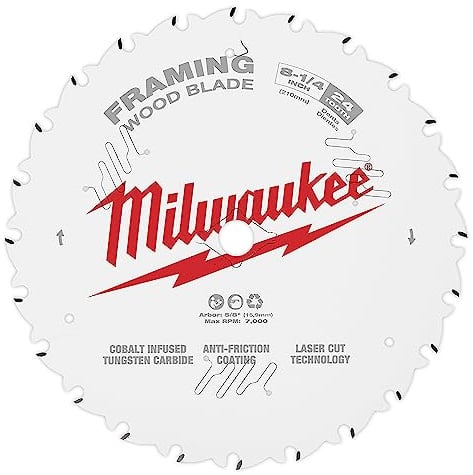Milwaukee Lame de scie circulaire électrique 8-1/4 24T