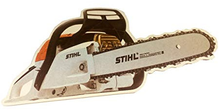 Stihl Bierdeckel Untersetzer Bierfilz Motiv Motorsäge 10 x 19,5 cm 10 Stück