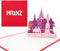 Pop Up Karte „Mainz - Panorama mit Mainzer Dom“ - 3D Grußkarte als Souvenir, Gutenberg Geschenk, Geburtstagskarte, Einladungskarte & Gutschein zum Städtetrip
