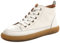 ANUFER Femmes Cuir véritable Montant Baskets à Lacets Décontractée Cheville Bottes Blanc SN02956 EU39.5