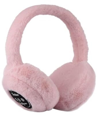 LIOOBO Wireless Music Ear Muffs Headphones - Fleece Lined Heated Earmuffs With Ear Warmers Cover for Women