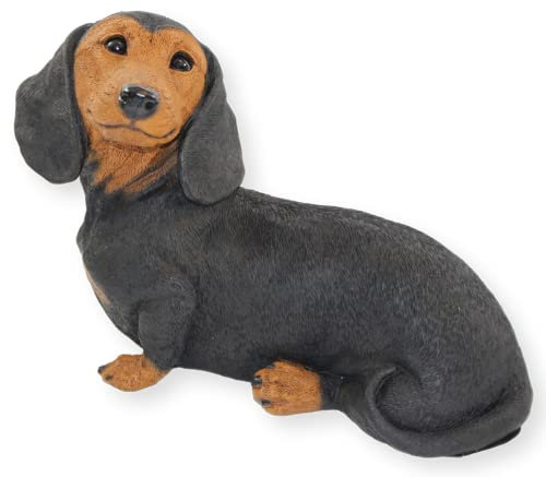 Castagna Dekofigur Hund Dackel Dachshund Welpe Hundefigur sitzend Kollektion Resin H 20 cm