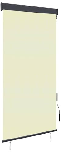 vidaXL Outdoor Roller Blind 100x250 cm Cream