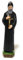 St.-Charbel-Statue aus Harz 30 cm. Hergestellt in Italien