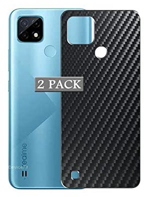 Vaxson 2 Unidades Protector de pantalla Posterior, compatible con realme C21, Película Protectora Skin Piel Pegatina Nuevo