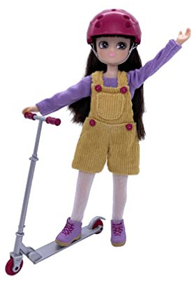 Lottie Scooter Girl Doll | Toys for Girls and Boys | Muñeca | Gifts for 3 4 5 6 7 8 Year Old | Small 7.5 inch