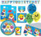 Amscan 9911606-66 Baby Shark - Juego de vajilla desechable y decoración (56 piezas), diseño de tiburón